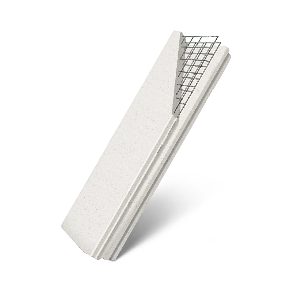 HASS Panel — tấm ALC đặt nghiêng, lộ lớp lưới thép gia cường bên trong