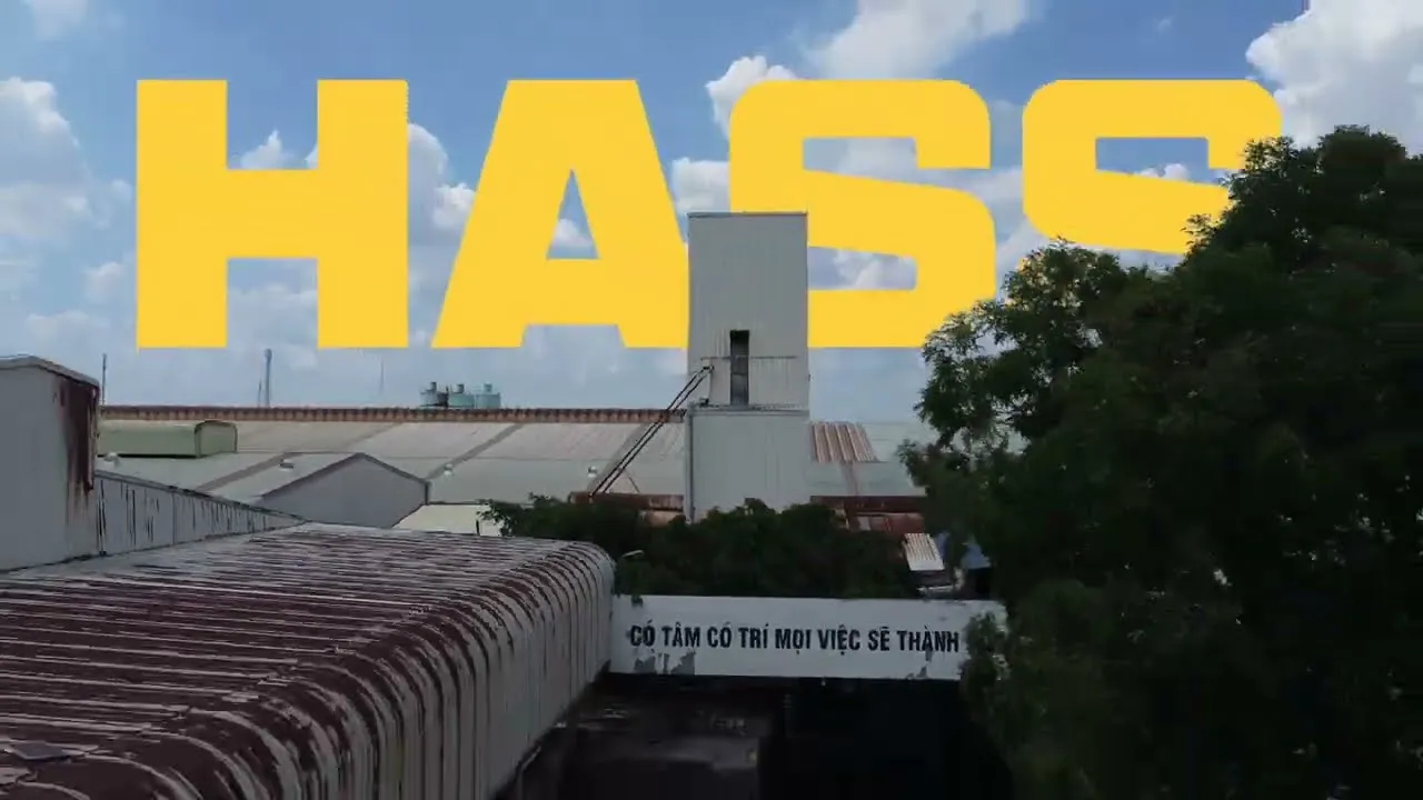 Nhà máy gạch AAC HASS nhìn từ trên cao